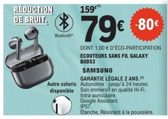 ECOUTEURS SANS FIL GALAXY BUDS3