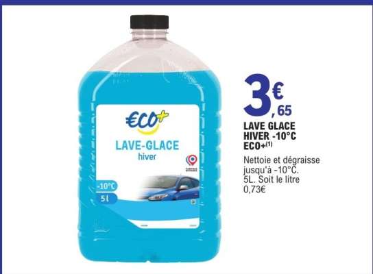 LAVE-GLACE HIVER -10°C "ECO+"