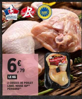 2 Cuisses de Poulet Label Rouge IGP Périgord