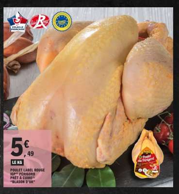 Poulet Label Rouge IGP Périgord