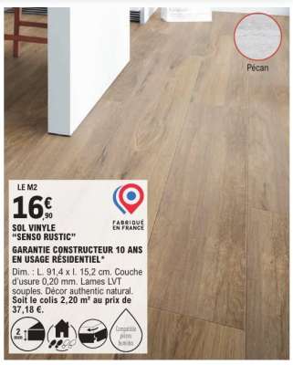 SOL VINYLE “SENSO RUSTIC”