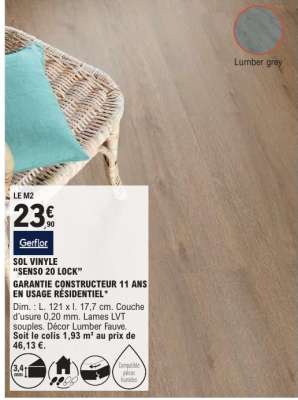 Sol Vinyle 'Senso 20 Lock'