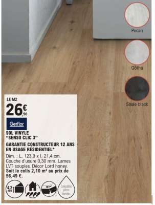 SOL VINYLE "SENSO CLIC 3"