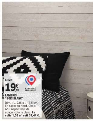 LAMBRIS "BOIS BLANC"