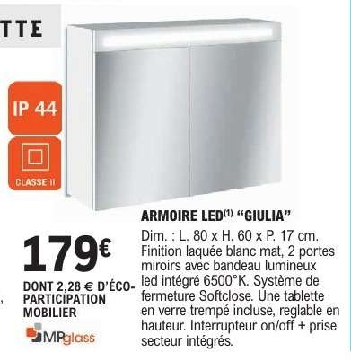 ARMOIRE LED "GIULIA"
