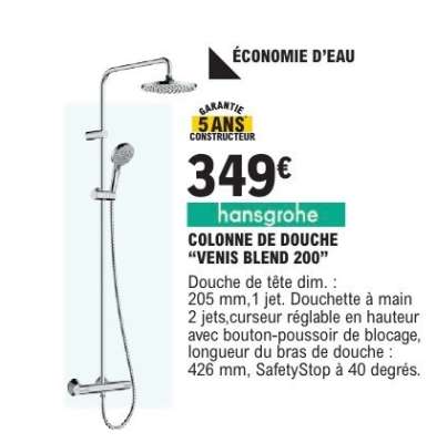 COLONNE DE DOUCHE "VENIS BLEND 200"