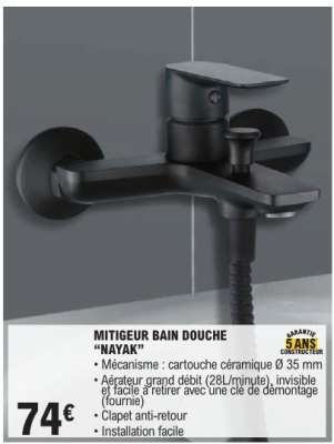 MITIGEUR BAIN DOUCHE "NAYAK"