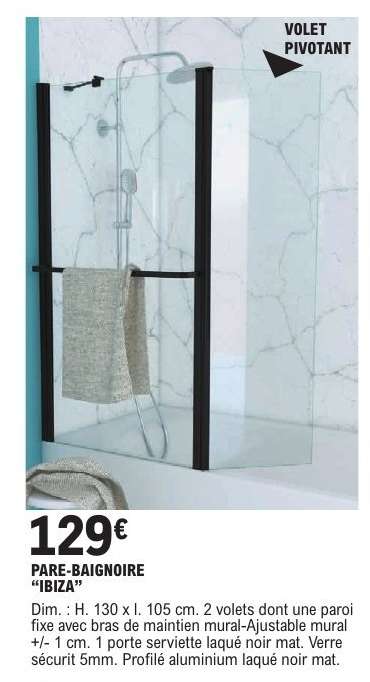 PARE-BAIGNOIRE 'IBIZA'