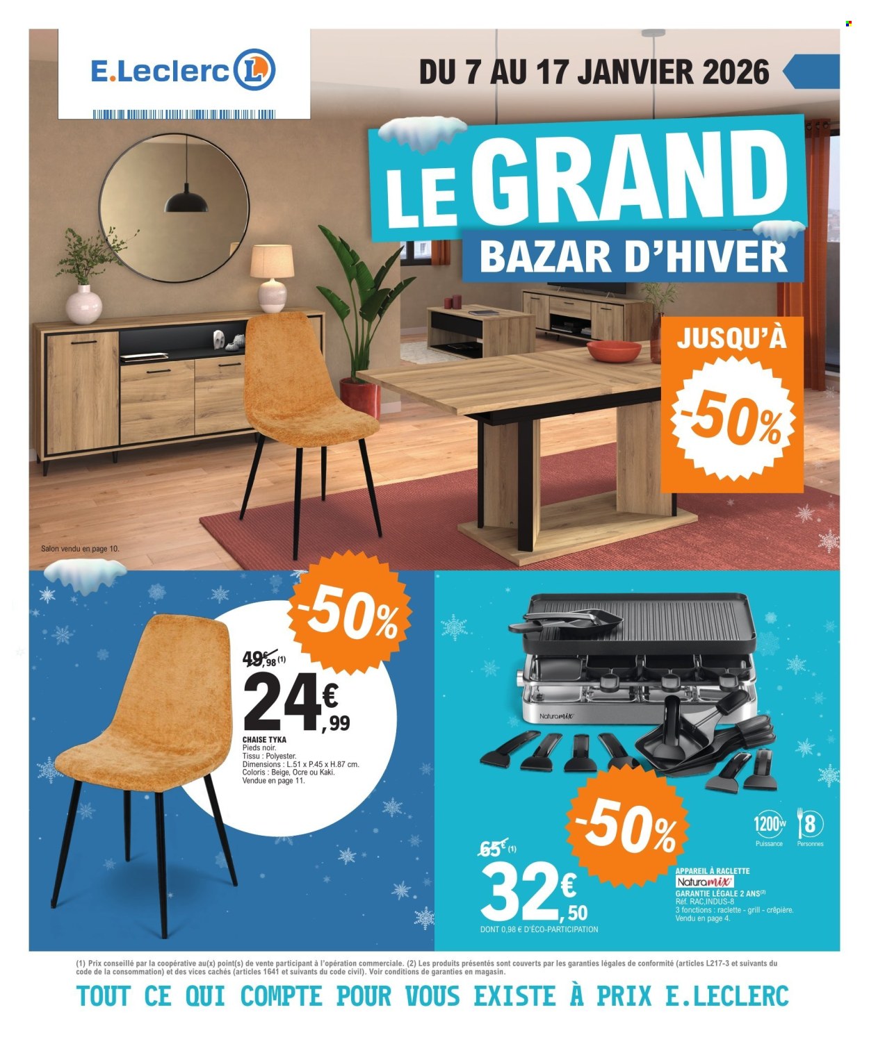 Catalogue E.Leclerc - 07/01/2026 - 17/01/2026. Page 1