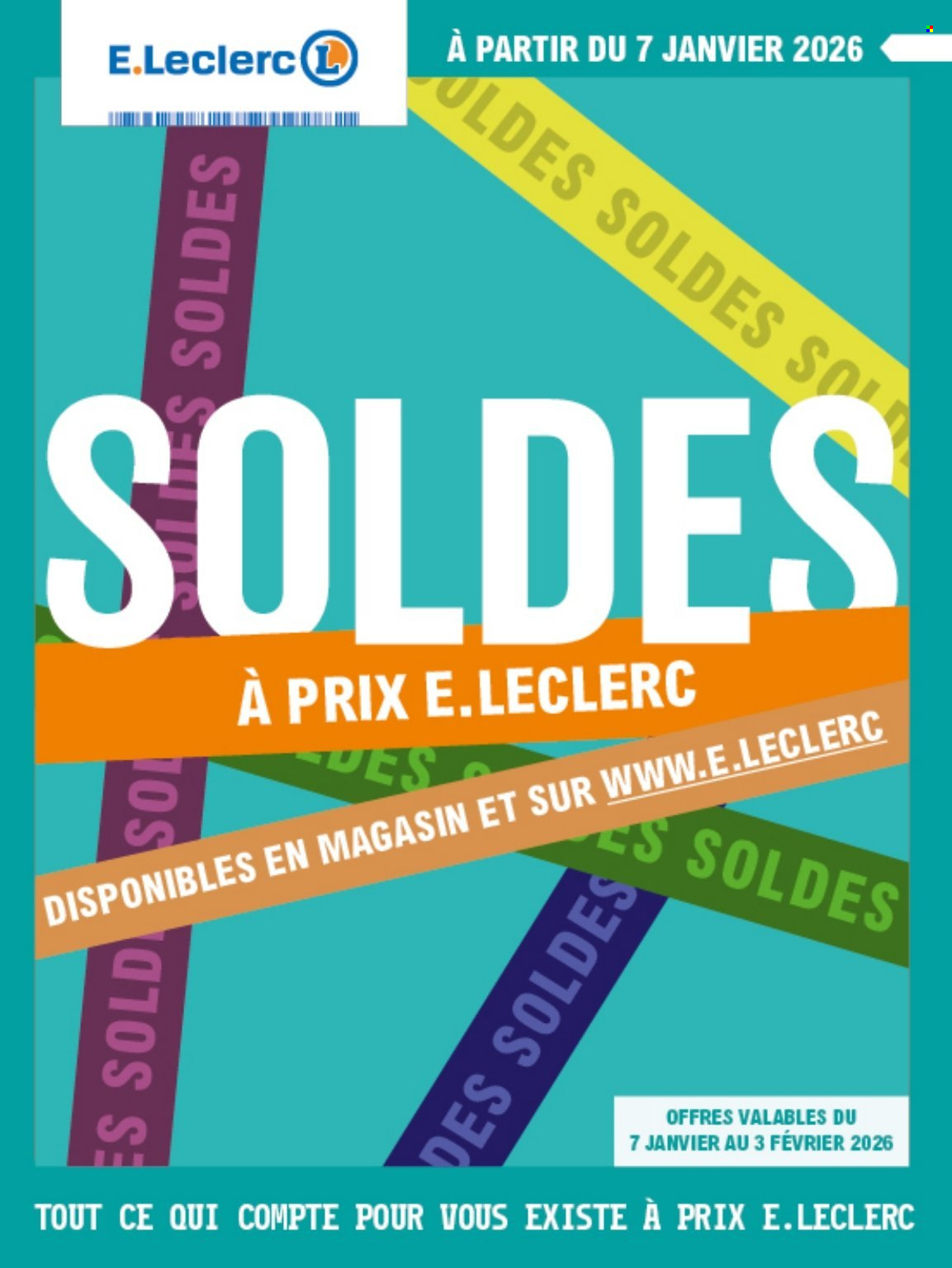 Catalogue E.Leclerc - 07/01/2026 - 03/02/2026. Page 1