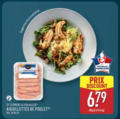 Aiguillettes De Poulet
