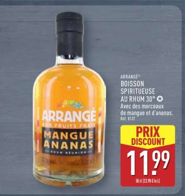 Arrangé Boisson Spiritueuse au Rhum 30°