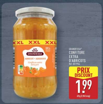 GRANDESSA Confiture Extra d'Abricots