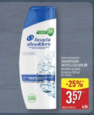 HEAD & SHOULDERS Shampooing antipelliculaire