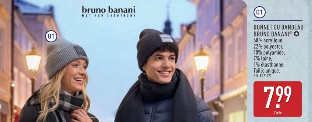 BONNET OU BANDEAU BRUNO BANANI