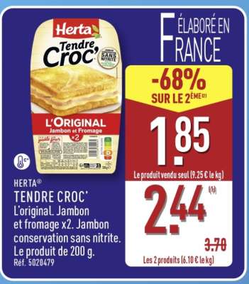HERTA® TENDRE CROC’