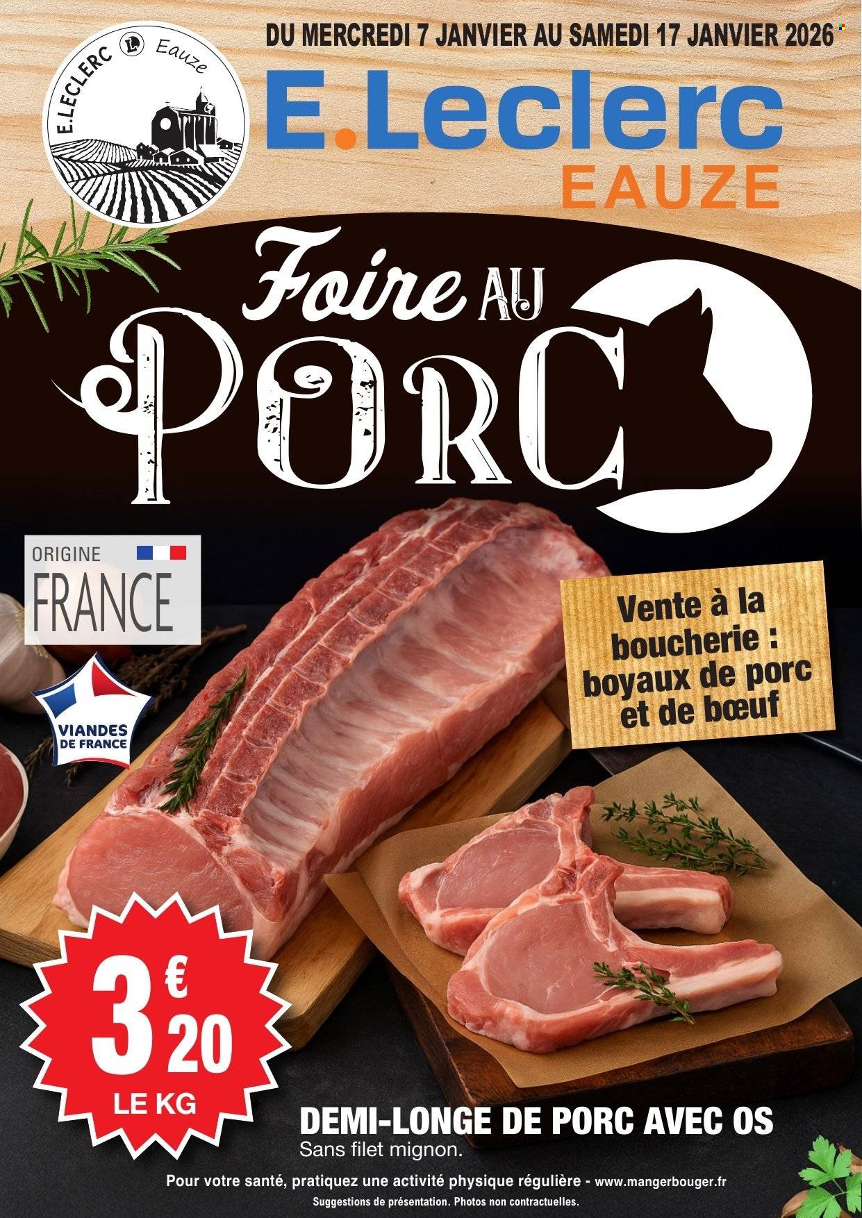 Catalogue E.Leclerc - 07/01/2026 - 17/01/2026. Page 1