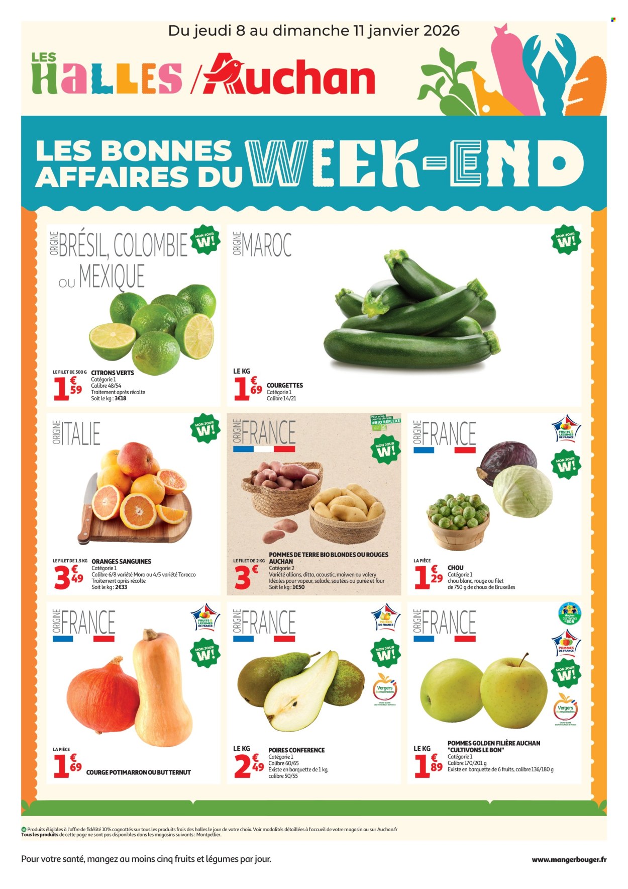 Catalogue Auchan - 08/01/2026 - 11/01/2026. Page 1