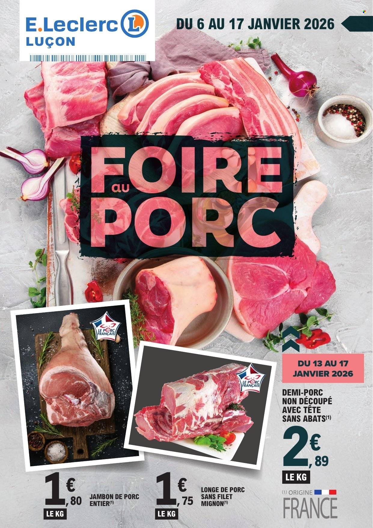 Catalogue E.Leclerc - 06/01/2026 - 15/01/2026. Page 1