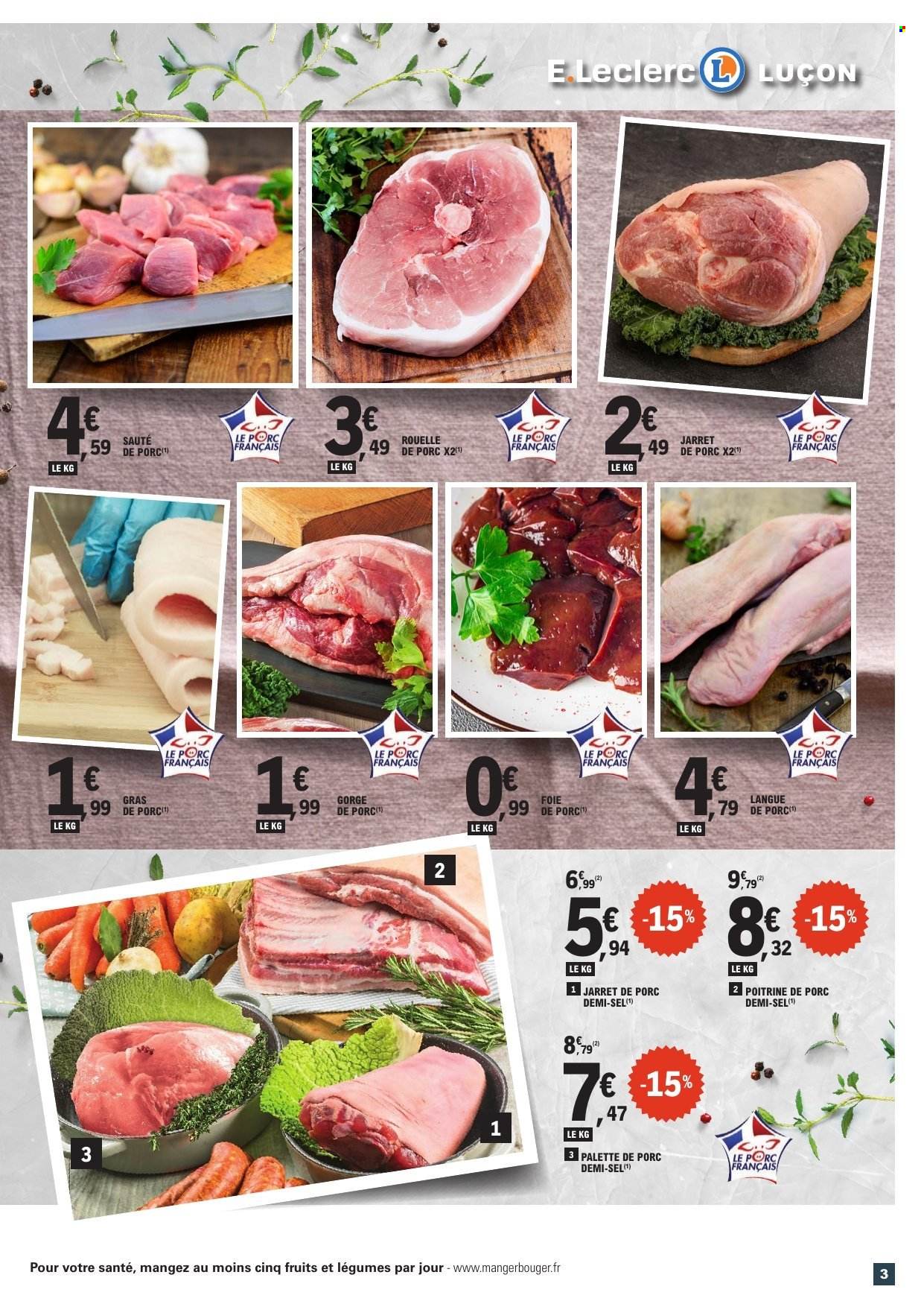 Catalogue E.Leclerc - 06/01/2026 - 15/01/2026. Page 3