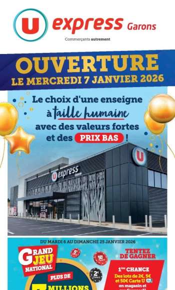 Catalogue U express - 07/01/2026 - 18/01/2026.