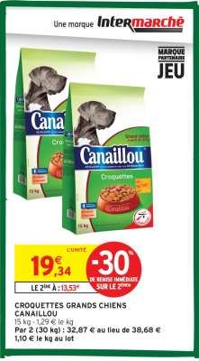 CROQUETTES GRANDS CHIENS CANAILLOU