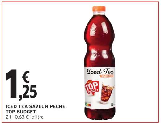 ICED TEA SAVEUR PECHE TOP BUDGET