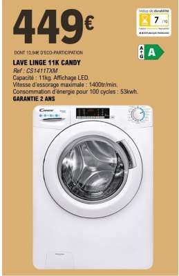 LAVE LINGE 11K CANDY