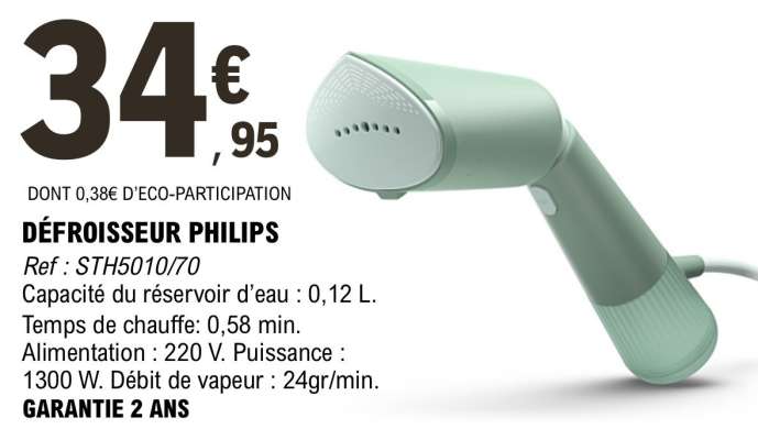 DÉFROISSEUR PHILIPS