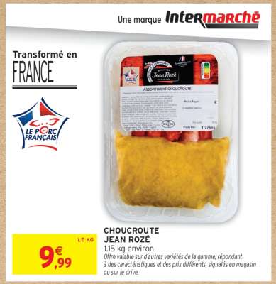 CHOUCROUTE JEAN ROZÉ