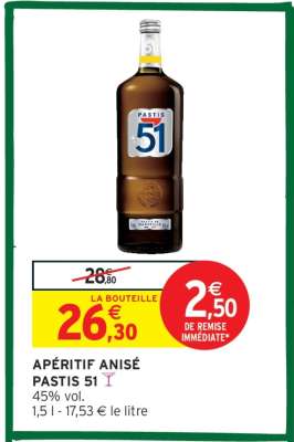 APÉRITIF ANISÉ PASTIS 51