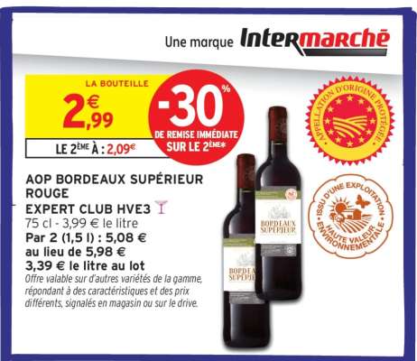 AOP BORDEAUX SUPÉRIEUR ROUGE