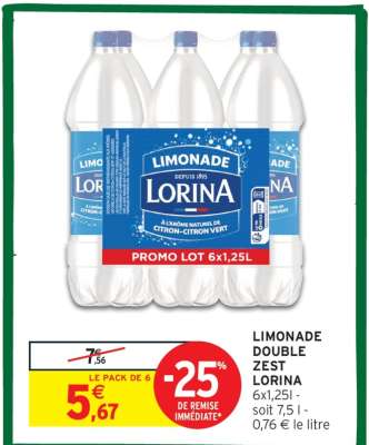 Limonade Double Zest Lorina
