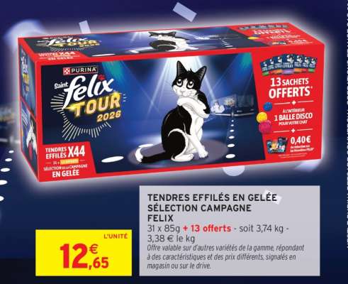 TENDRES EFFILÉS EN GELÉE SÉLECTION CAMPAGNE FELIX