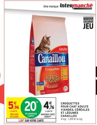 Canailou Croquettes pour Chat Adulte