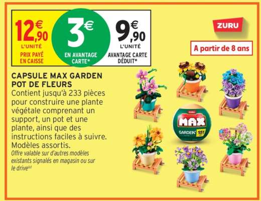 CAPSULE MAX GARDEN POT DE FLEURS