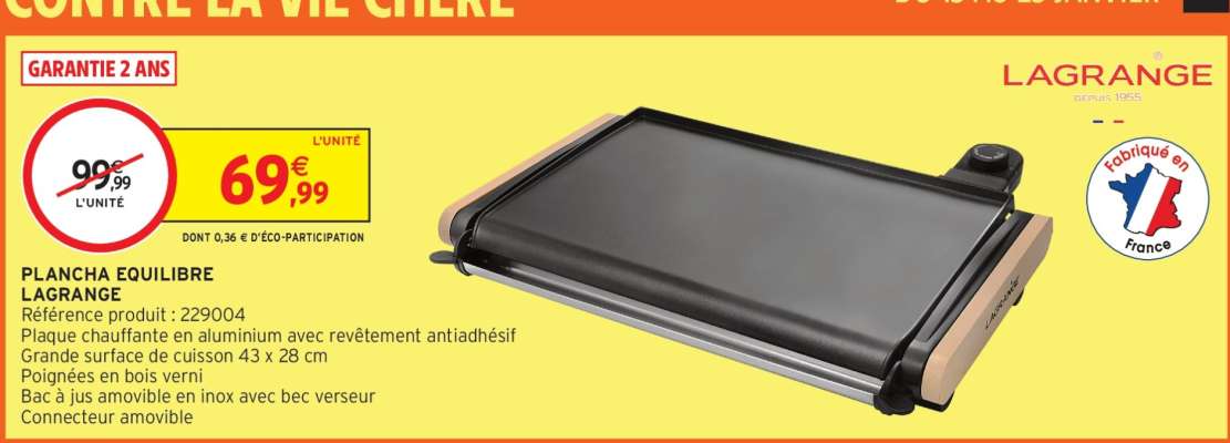 Plancha Equilibre Lagrange