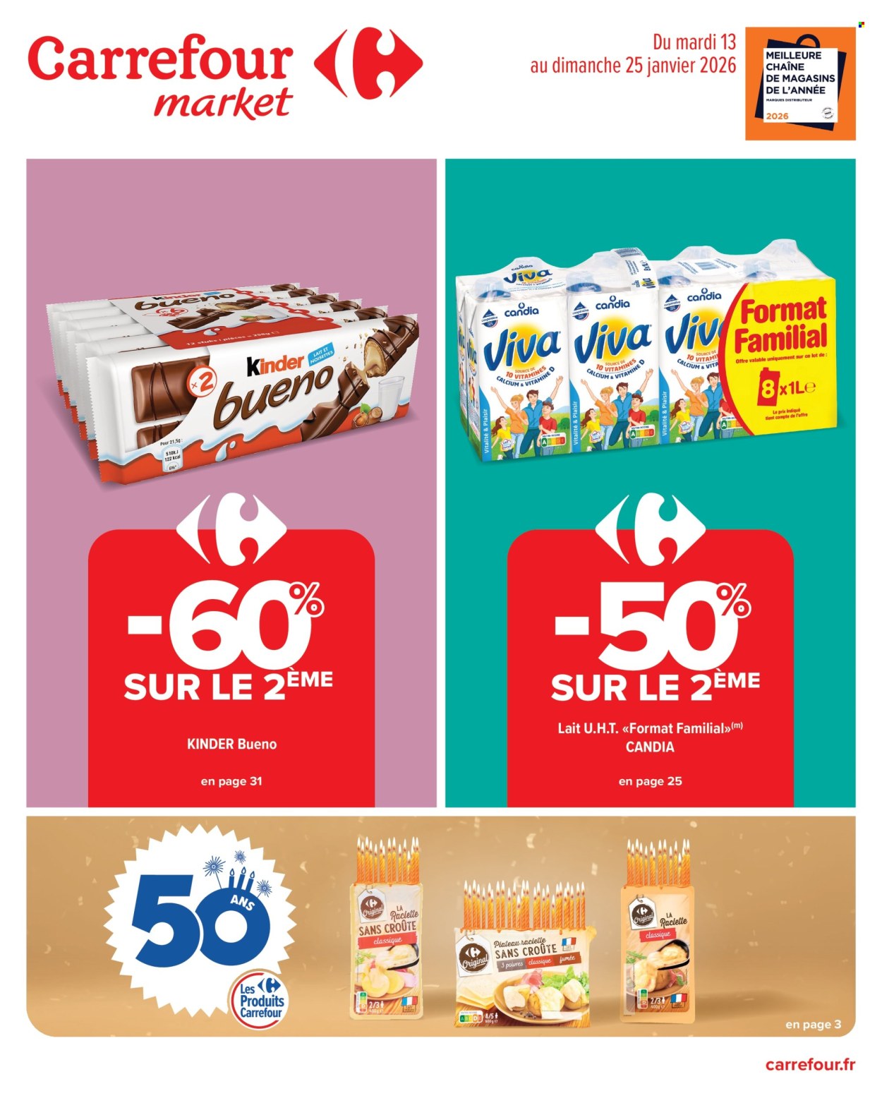 Catalogue Carrefour Market - 13/01/2026 - 25/01/2026. Page 1