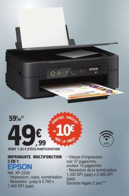 EPSON Imprimante multifonction 3 en 1