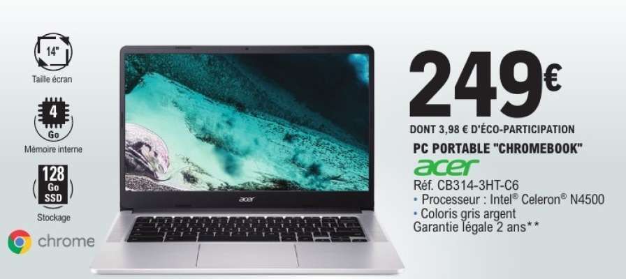 PC PORTABLE "CHROMEBOOK"