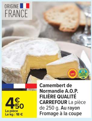 Camembert de Normandie A.O.P.