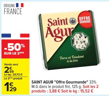 SAINT AGUR "Offre Gourmande"