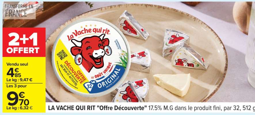 La Vache qui rit
"Offre découverte"