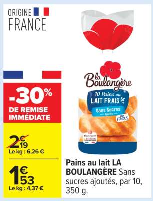 Pains au lait 'La Boulangère'