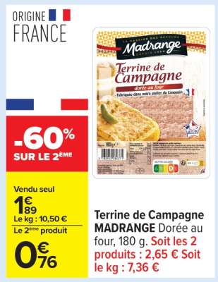 Terrine De Campagne Madrange