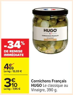 CORNICHONS FRANÇAIS “HUGO”