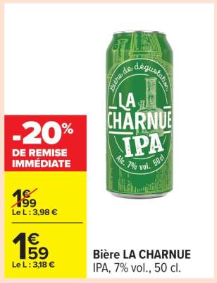 Bière LA CHARNUE