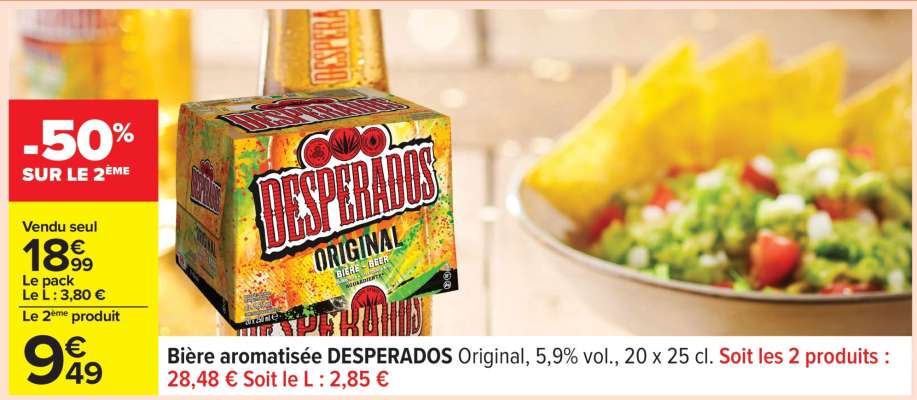 Bière aromatisée DESPERADOS Original