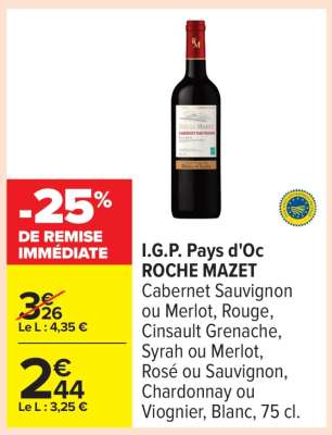 I.G.P. Pays d’Oc ROCHE MAZET