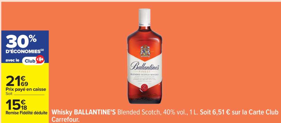 Whisky Ballantine's